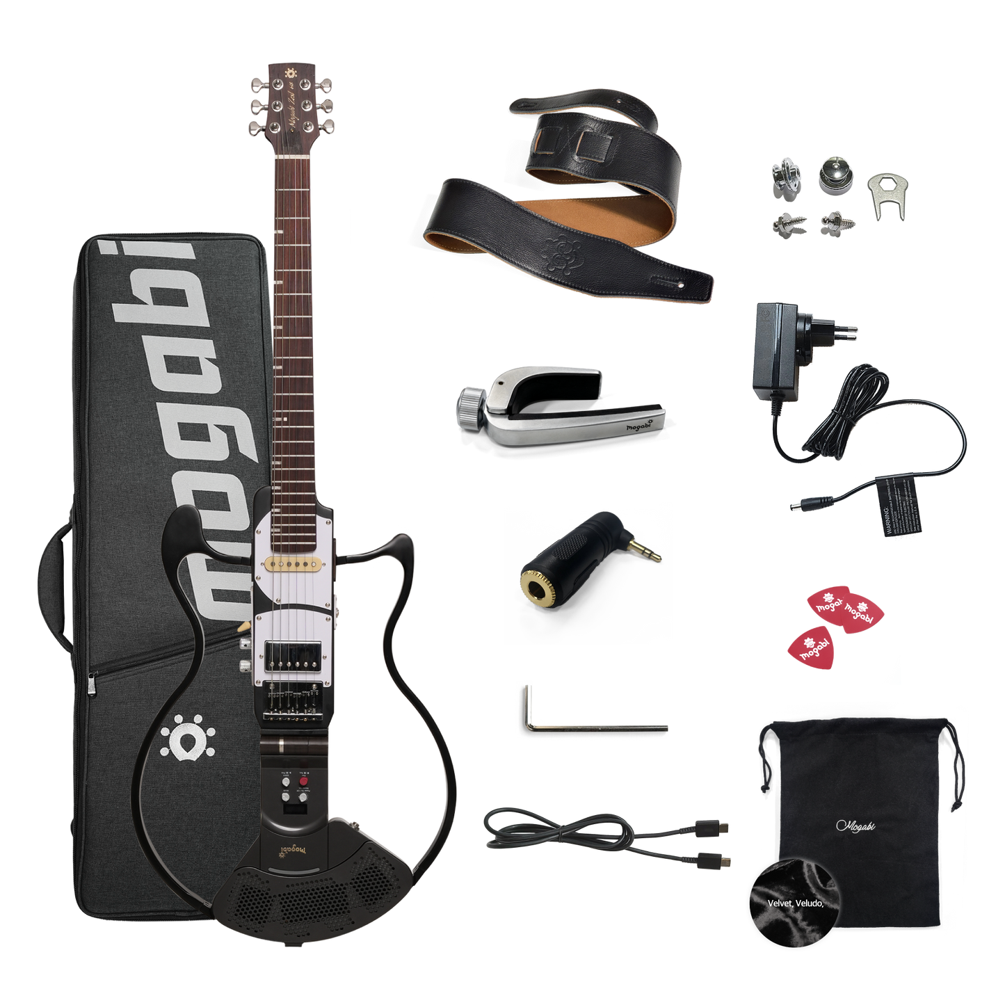 Mogabi Travel-Electric Guitar V3 Mic Preamp