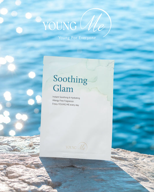 YoungMe Soothing Glam Mask Pack 6 sheets /Anti-Heat aging