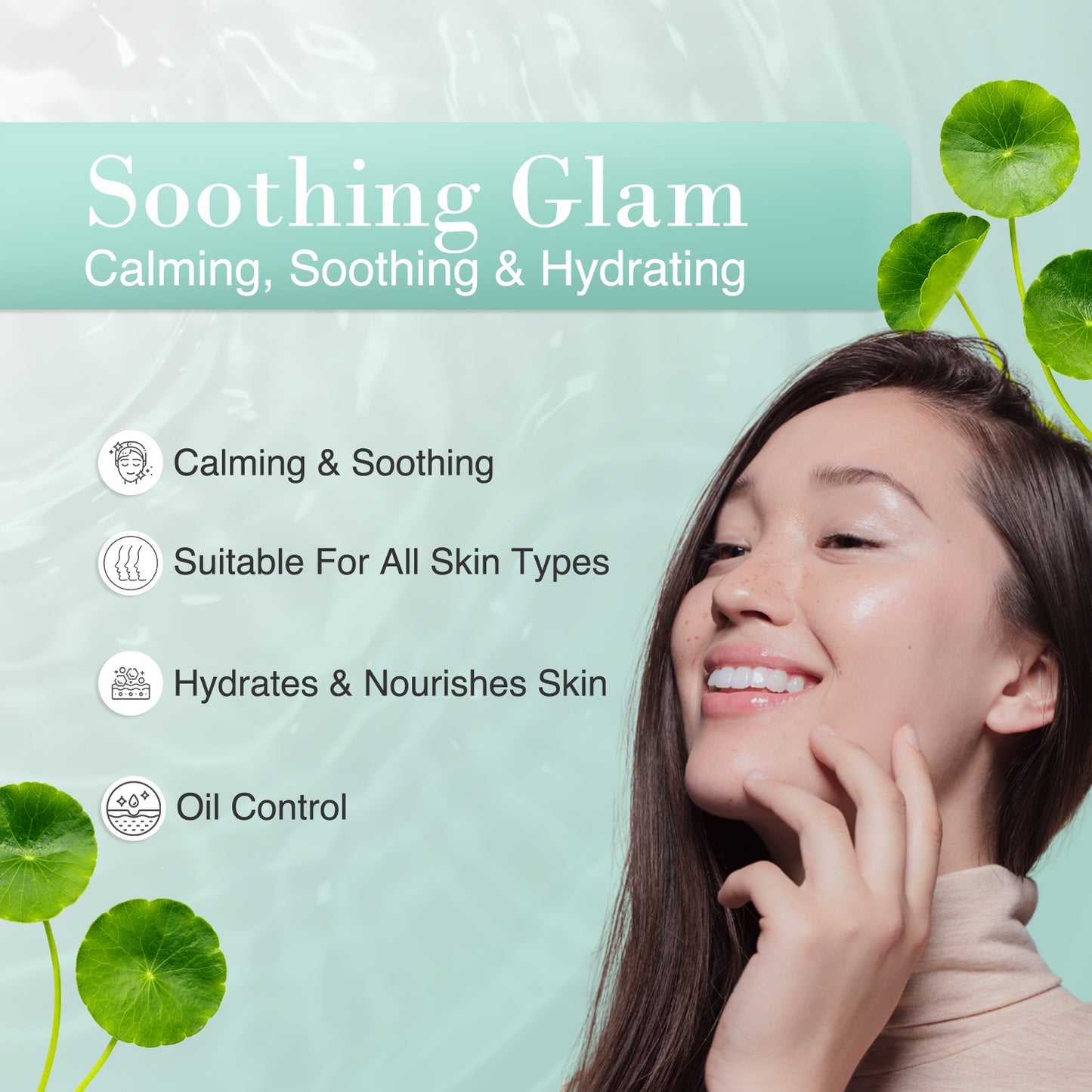 YoungMe Soothing Glam Mask Pack 6 sheets /Anti-Heat aging